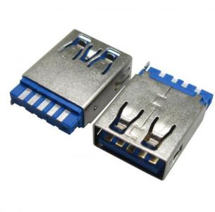 Solder A Female USB 3.0 connector  KLS1-3012